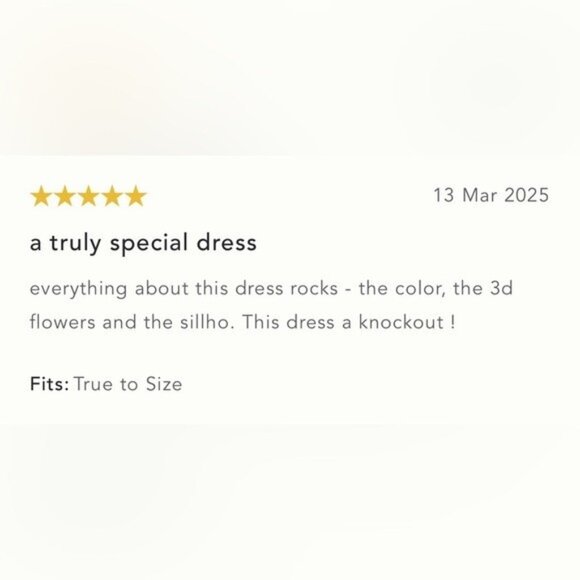 NWT Size S - Hutch 3D Floral Appliqué Linen Blend Dress (NWT US$ 218) - Picture 14 of 16